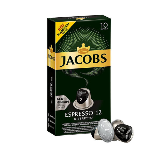 Jacobs Κάψουλες Espresso Ristretto Συμβατές με Μηχανή Nespresso 10caps