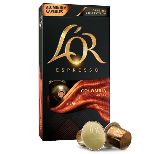 L'Or Κάψουλες Espresso Colombia Συμβατές με Μηχανή Nespresso 10caps