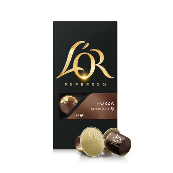 L'Or Κάψουλες Espresso Forza Συμβατές με Μηχανή Nespresso 10caps